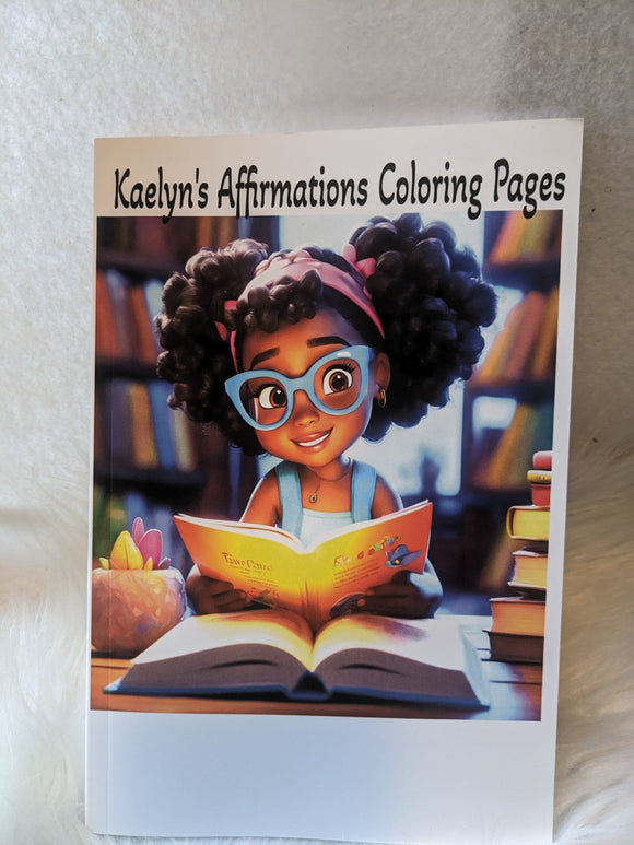 Kaelyn's Affirmations Coloring Pages