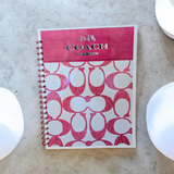 Designer Inspired 8.5x11 Spiral Journal
