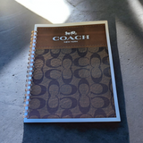 Designer Inspired 8.5x11 Spiral Journal