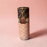 Pink/Brown Designer Inspired 20oz Sublimated Skinny Tumbler