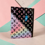 Luxury Designer Inspired Altered Composition Notebook -LV