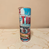 Crimson Stadium 20oz Skinny Tumbler