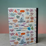 Daily Reminders Altered Composition Notebook
